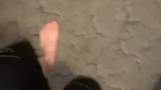 Daddys hot sweaty feet