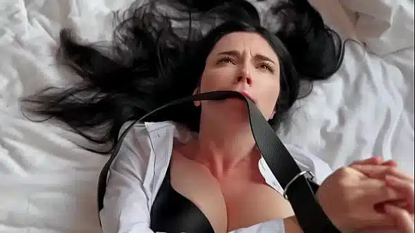 Horny Secretary Sucks and Fucks Boss’s Dick till Cum in Mouth – Caught Masturbating at Workplace