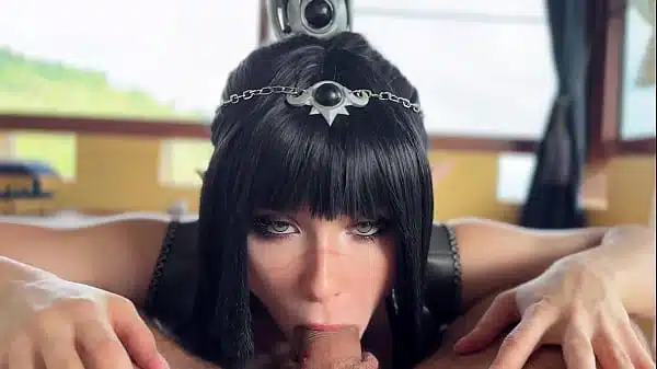 Shadowheart from Baldur’s Gate III Passionately Sucks, Fucks and Gets Cum Inside POV