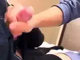 Asian Crossdresser Gets a Handjob