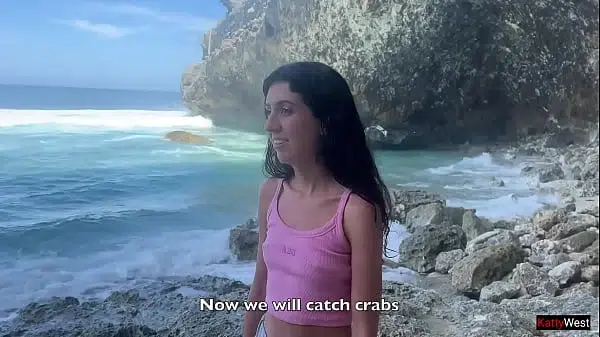 Fucking a stranger with whom we are stuck on a desert island – Creampie