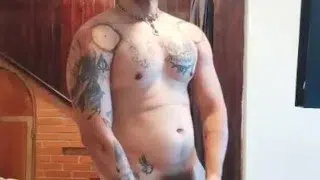 Masturbating boy alone in his house!