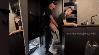 Two neighbors had a fuck while girlfriends were at work