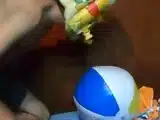 Beach Ball Humping Twink Orgasms Hard