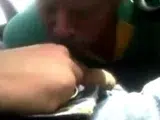 Stranger Sucks Dad’s Cock in Car – Amateur Outdoor Blowjob
