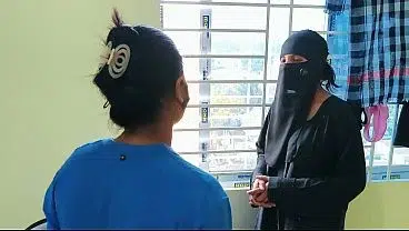 Beautiful Housewife sex with her lesbian neighbor  Desi XXX