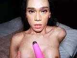 Big fake boobs Asian ladyboy doggystyle