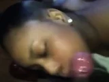 Black Amateur’s Mean Blowjob