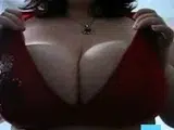 Busty BBW Amateur in Bikini on Webcam