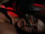 Foxy 3D Superwoman bounces up and down on a cock