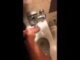 Hardcore Action in the Bathroom with Gaping and Handjobs