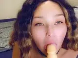 Horny Asian Gives Messy Blowjob