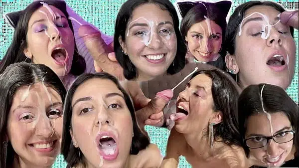 Huge Cumshot Compilation – Facials – Cum in Mouth – Cum Swallowing