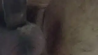 Kneading my ass with an anal plug in different poses.