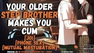 Older Step Brother Makes You Cum | Male Moaning Audio