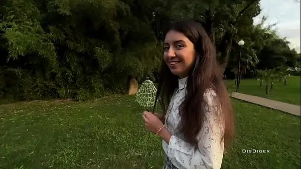 Risky public sex after college in a bamboo forest