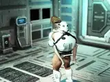 Sexy young hottie gets fucked by stormtrooper in spaceships