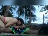 Smoking marijuana, Sex on the public beach, rich blowjob