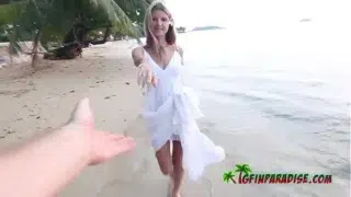 Teen angel loves giving a romantic wet blow job