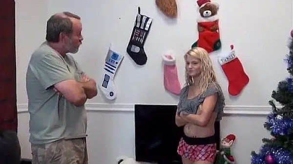Teen Fucks stepdad For Christmas