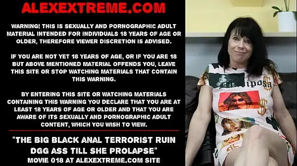 The big black anal terrorist ruin Dirtygardengirl ass till she prolapse