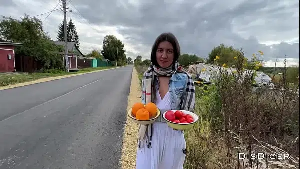 The village girl agreed to a quick sex while her husband was not at home