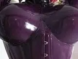 two women fetish latex asslicking and anal mff