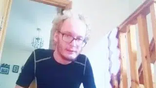 Very messy hair skinny femboy in a tight shirt has a very rough fuck with his teddy bear