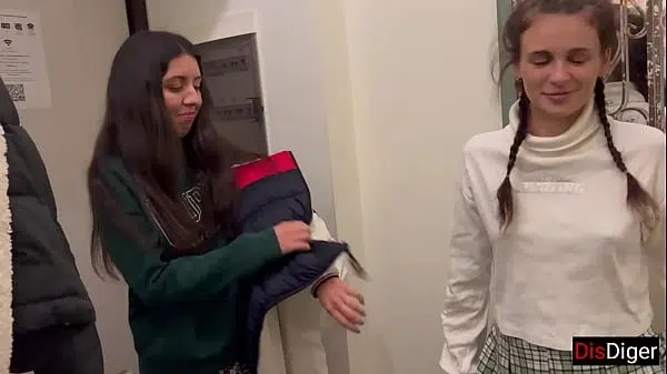 We invited the girls with a friend for a bottle of and arranged a group sex