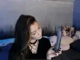 Webcam Girl Plays with Dildo Deep in Her Throat