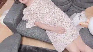 A trans woman comes for the first time with an anal vibrator. She loses herself in the pleasure of h