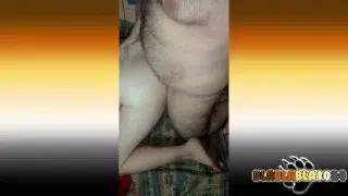 Big hairy bear pounding little chubby boy’s asshole