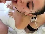 BIG ROUND AND PERFECT ASS LATIN MAID SUCKING A BIG DICK AND