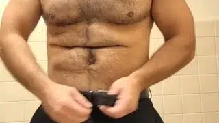 Hairy muscle bear flexing compilation