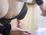 It’s Too Cold Outside! Play with my Tits inside and Fuck