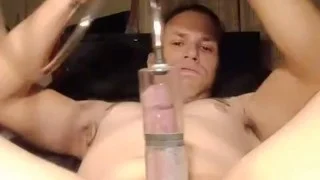 Pumping my rock hard dick