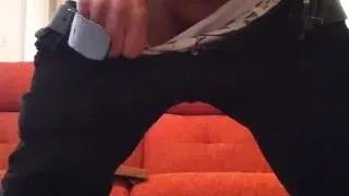Quick wank before heading out
