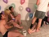Real Amateur Teen Group Sex Orgy Party