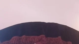 Semi hard dick just dripping loads of cum