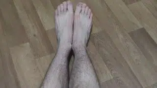 showing off my very skinny boney feet and legs for my viewers