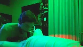 SUCKING A UNCUT AND THICK DICK FATHER