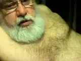 Silver Fox Jacks Off