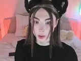 Close up teen foot worship