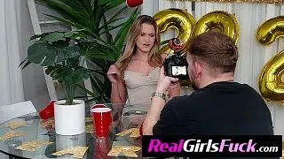 Hot Blonde Makes A Holiday Sex Tape BTS – Chloe Rose