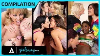 GIRLSWAY – Sexy Thirsty Nymphos Have A Wild Orgy COMPILATION